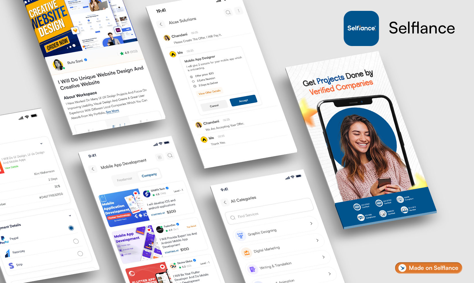 Selflance – Freelancing Marketplace App (Built In-House)