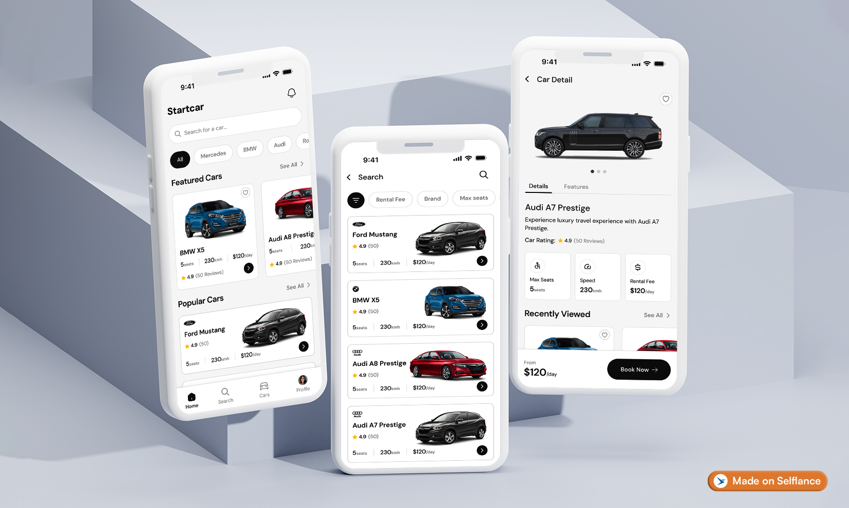 StartCar – Car Rental Platform